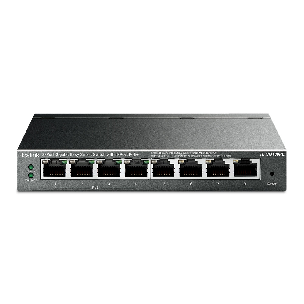 TP-Link TL-SG108PE - Switch PoE 8 puertos Gigabit