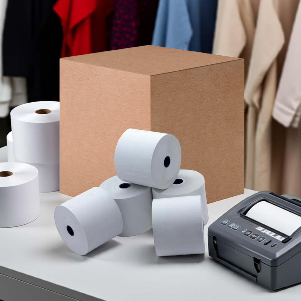 ROLLO DE PAPEL TERMICO 57MM X 50MM (CAJA 100 ROLLOS)