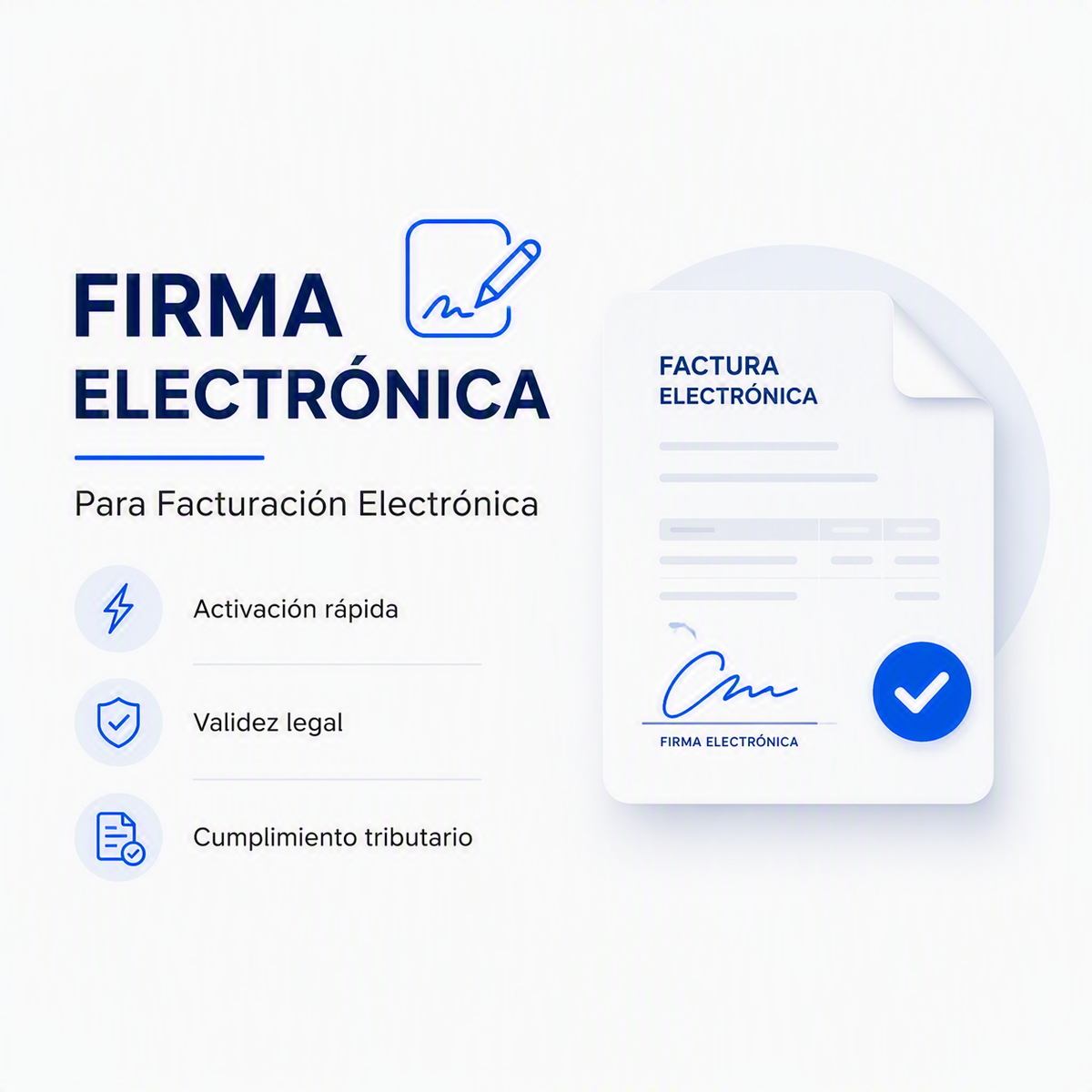 TRAMITE FIRMA ELECTRONICA PARA FACTURA ELECTRONICA