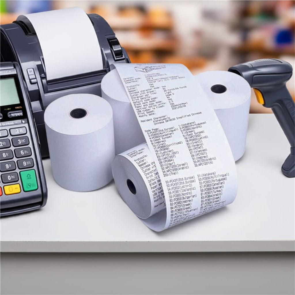 ROLLO DE PAPEL TERMICO 80MM X 60MM (PACK 10 UNDS)