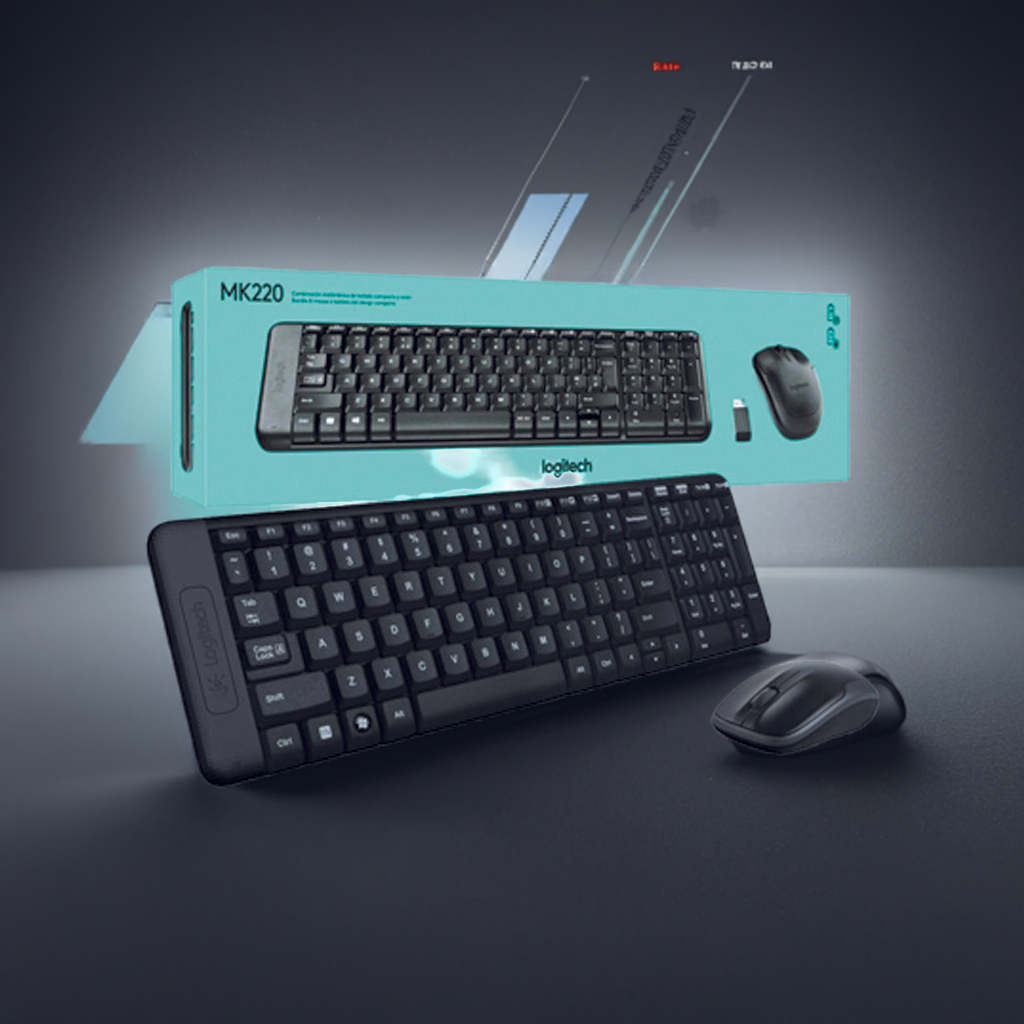 LOGITECH MK220 TECLADO Y MOUSE INALAMBRICO