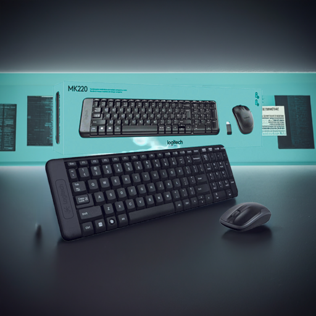 LOGITECH MK220 TECLADO Y MOUSE INALAMBRICO
