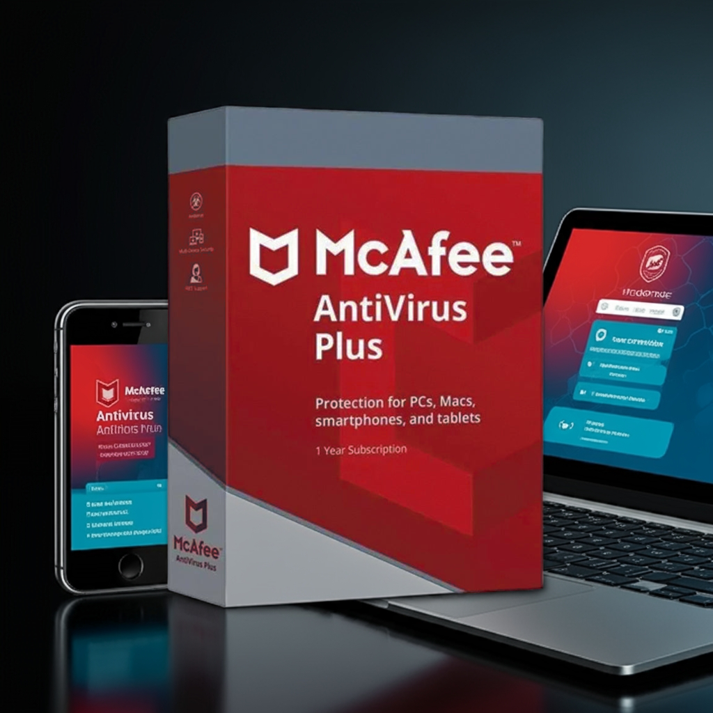 MCAFEE ANTIVIRUS PLUS 1 LICENCIA 1 AÑO