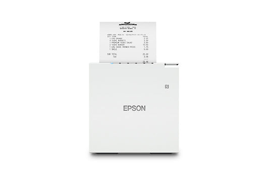 Epson TM-m30III imprimiendo recibo