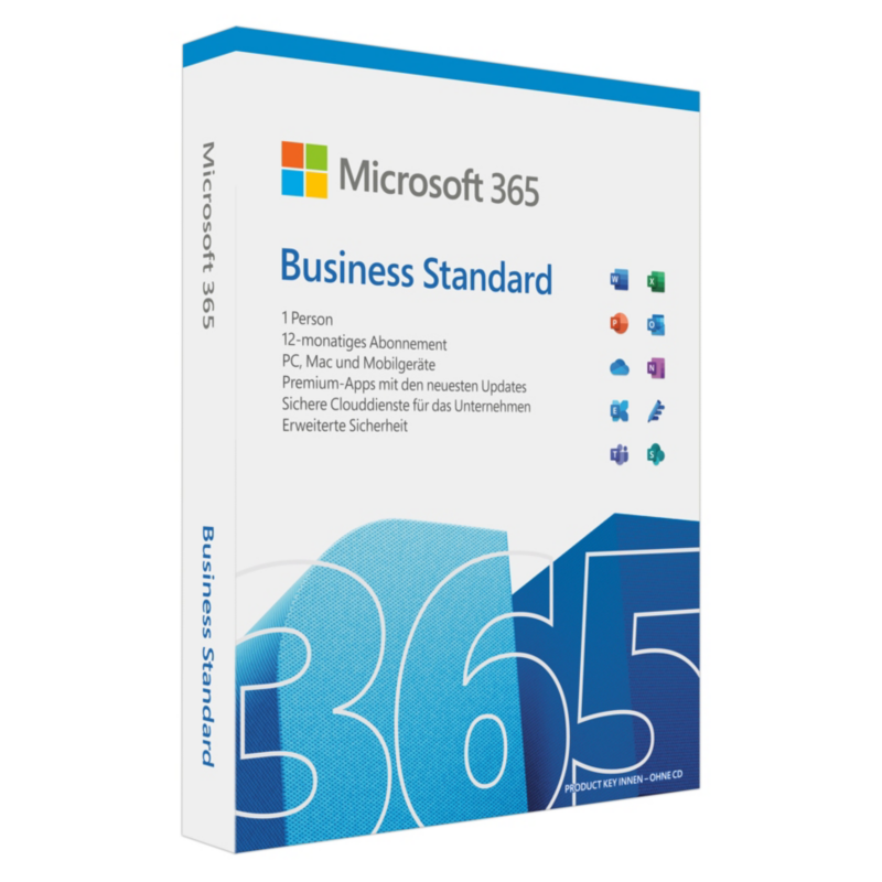 Microsoft 365 Empresa Estándar suscripción de 1 año