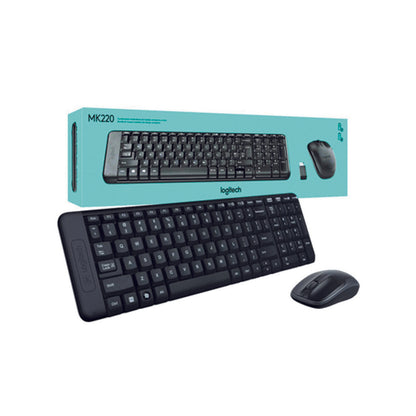 LOGITECH MK220 TECLADO Y MOUSE INALAMBRICO