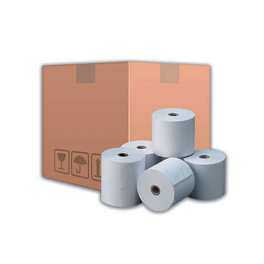 ROLLO DE PAPEL TERMICO 80MM x 60MM (CAJA 100 ROLLOS)