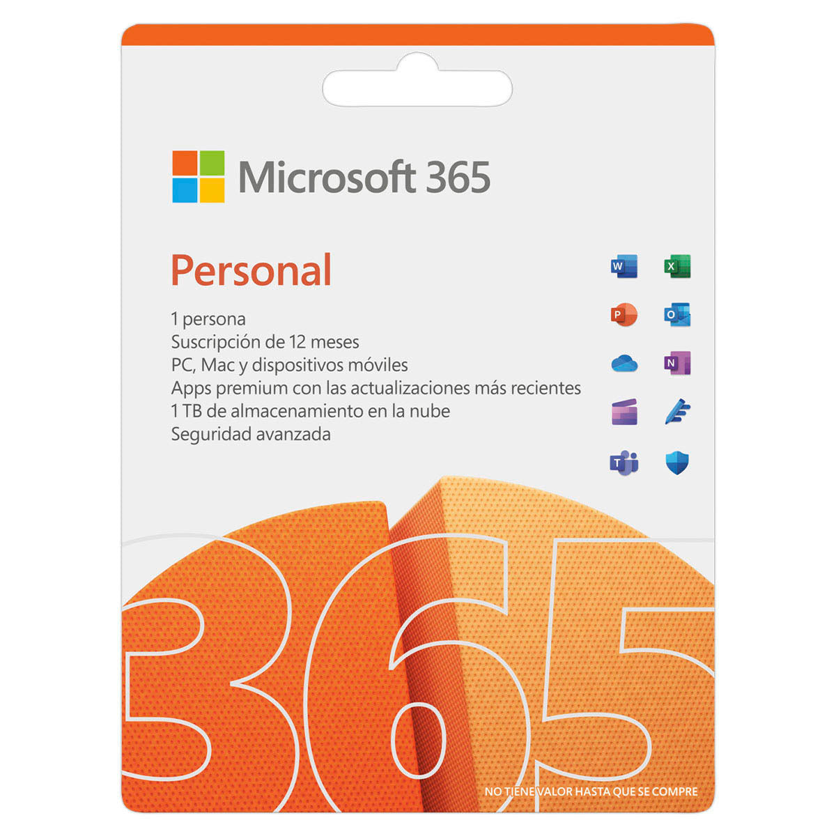 Microsoft 365 Personal suscripción de 1 año