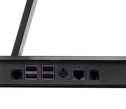 Puertos USB, Ethernet, gaveta y balanza de la terminal AON ALLDROID-350