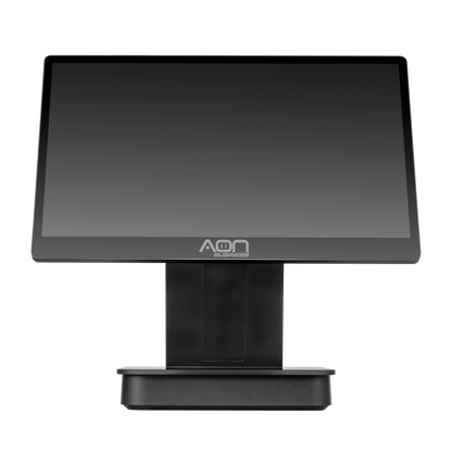 Terminal POS AON ALLDROID-200 con pantalla de 15.6 pulgadas, vista frontal