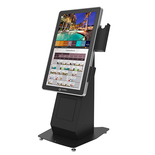 3nStar K21 - Kiosco de autoservicio 21.5" táctil Windows 11, Core i5