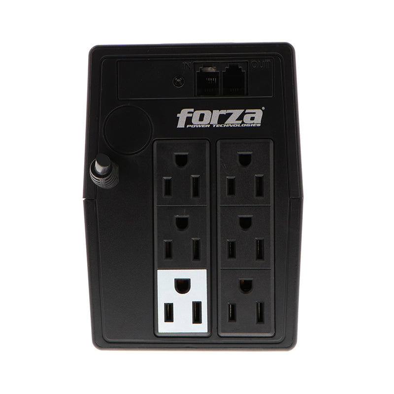 UPS Forza NT-1011 vista trasera con 6 tomas