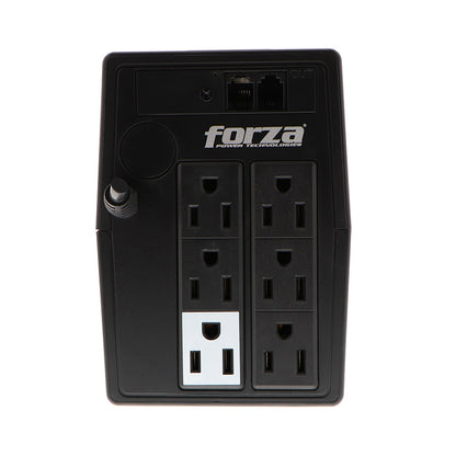 UPS Forza NT-1011 vista trasera con 6 tomas