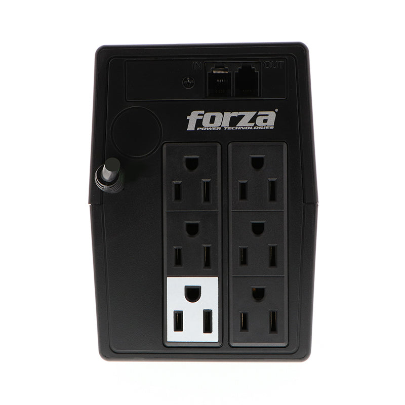 UPS Forza NT-751 vista trasera con 6 tomas