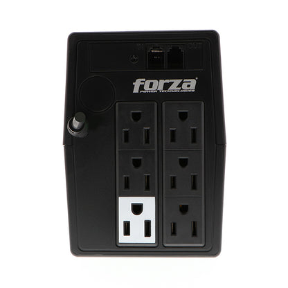 UPS Forza NT-751 vista trasera con 6 tomas
