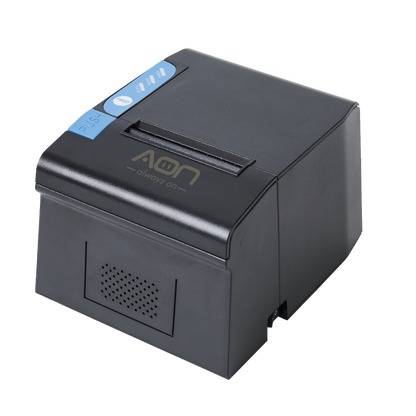 Impresora térmica de recibos AON PR-200 de 80 mm, vista frontal