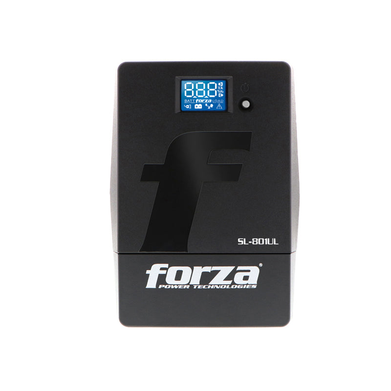 UPS inteligente Forza SL-801UL de 800 VA vista frontal