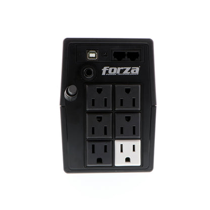 Forza SL-801UL vista trasera con 6 tomas