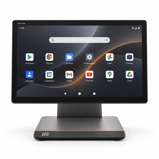 SUNMI D3 SINGLE SCREEN – Terminal POS Android de Escritorio