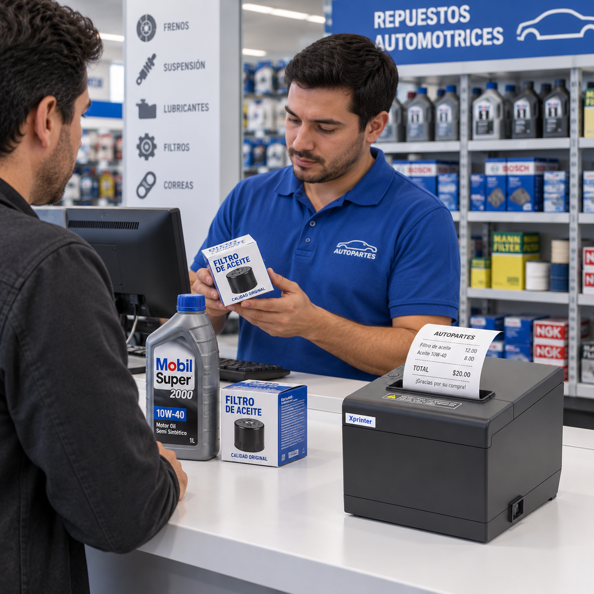 XPRINTER XP-Q851L IMPRESORA TÉRMICA DE RECIBOS 80 MM