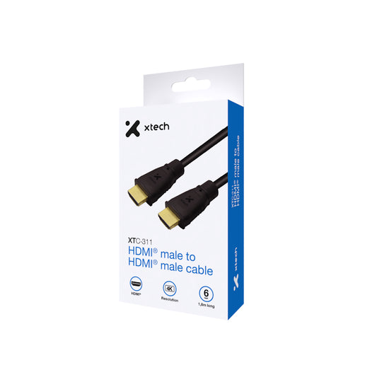 Cable HDMI Xtech XTC-311 en su empaque