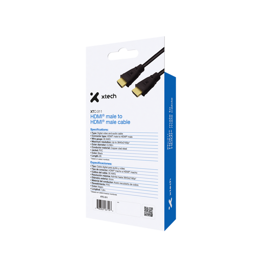 Cable HDMI Xtech XTC-311 de 1.8 m