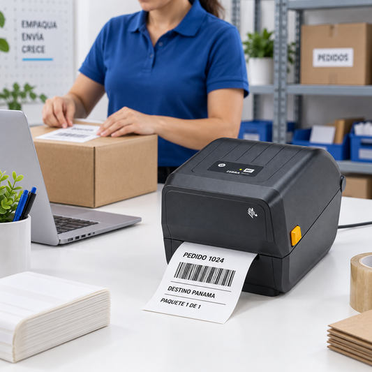 Zebra ZD230 - Impresora de etiquetas por transferencia térmica 4"