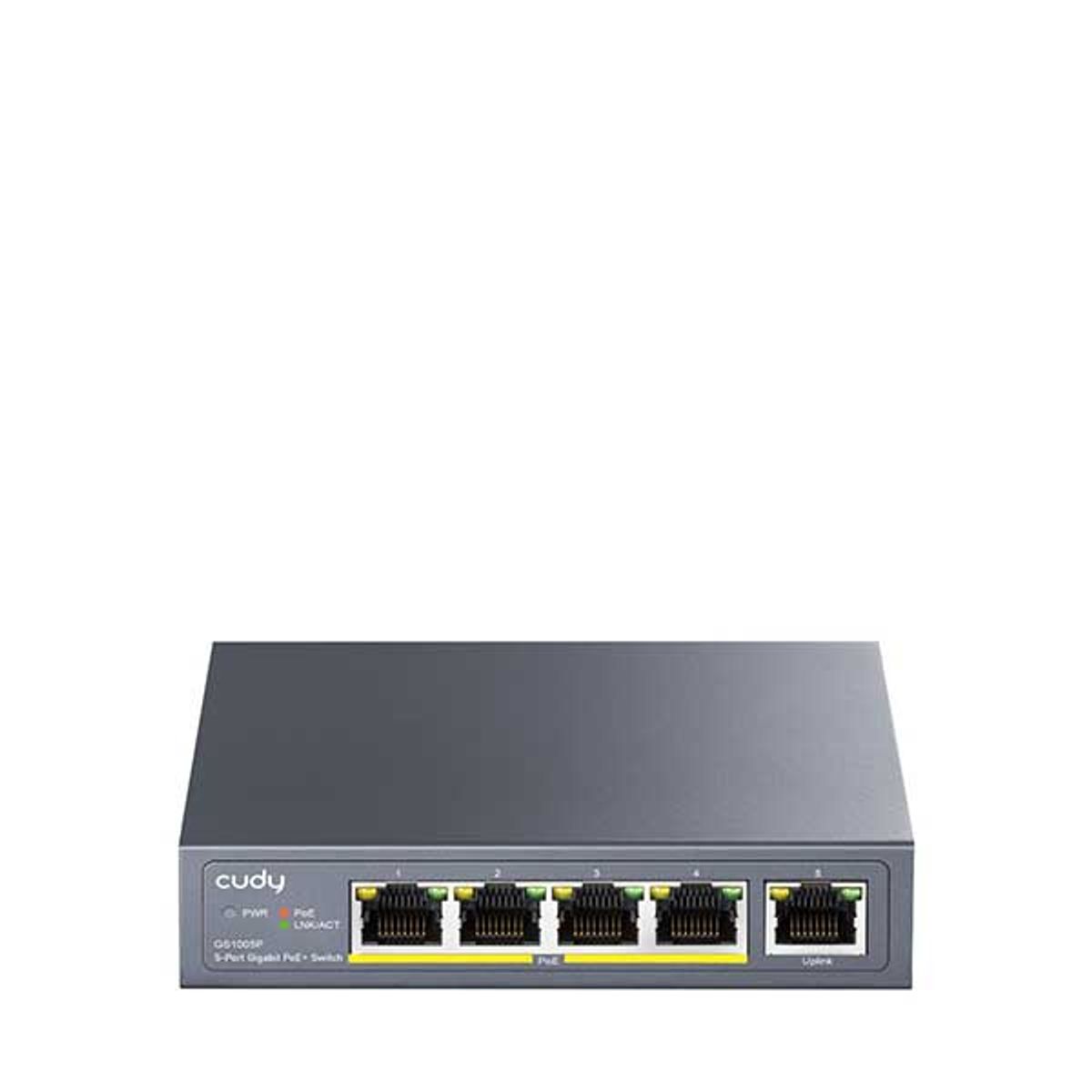 Cudy GS1005P switch PoE de 5 puertos