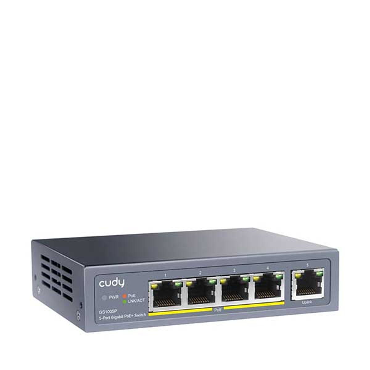 Cudy GS1005P switch PoE de 5 puertos