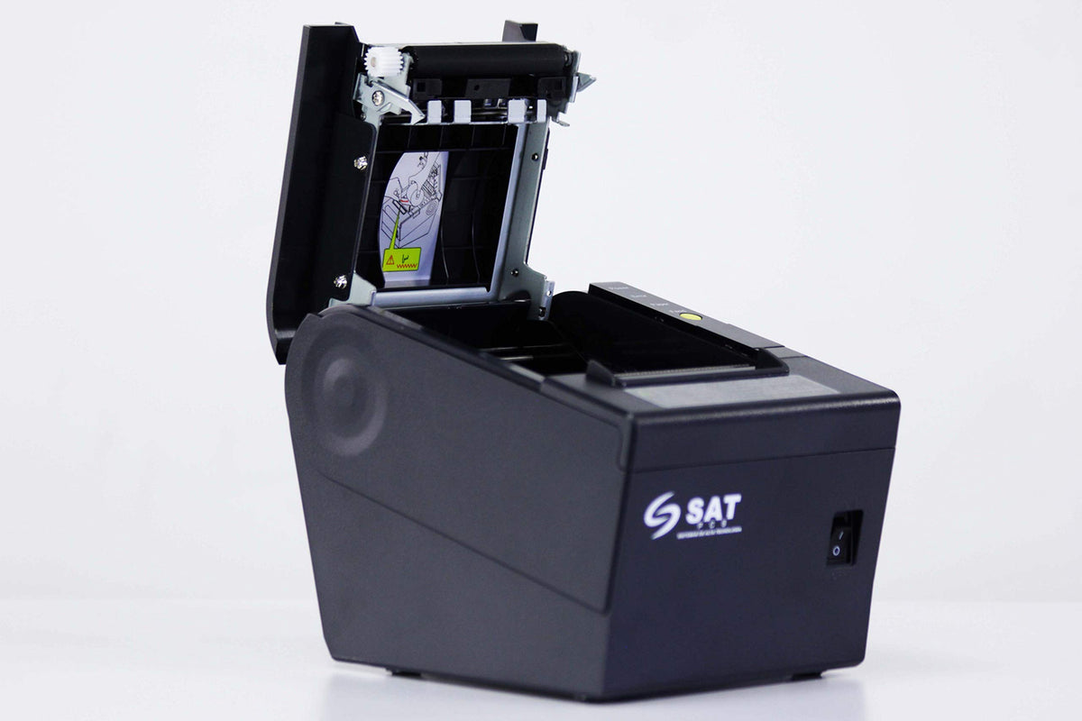 SAT PCS 38T - Impresora térmica de recibos 58 y 80 mm, 3 puertos