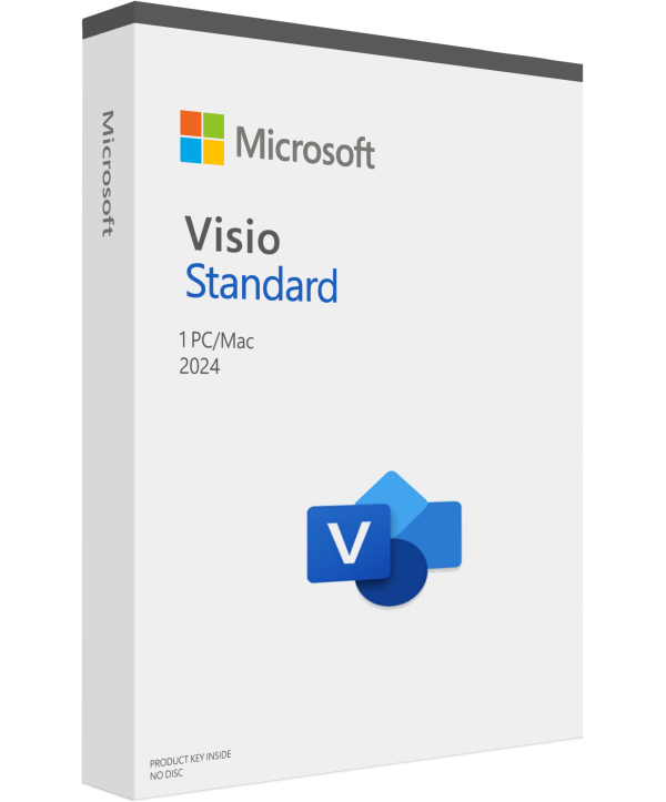 Microsoft Visio Estándar 2024 licencia perpetua