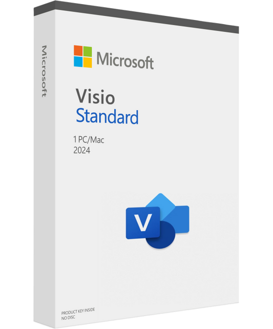 Microsoft Visio Estándar 2024 licencia perpetua