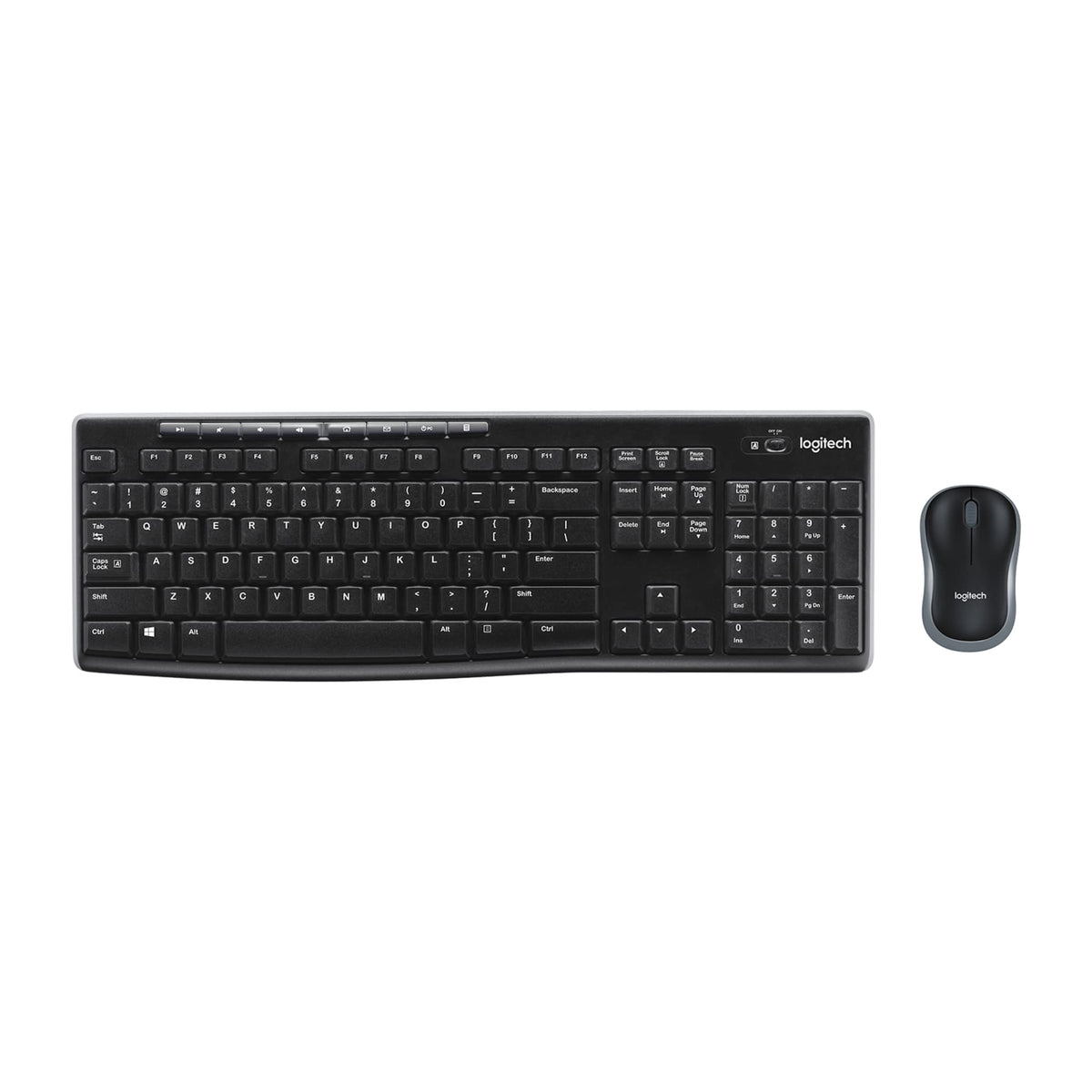 Combo Logitech MK270 de teclado y mouse inalámbricos