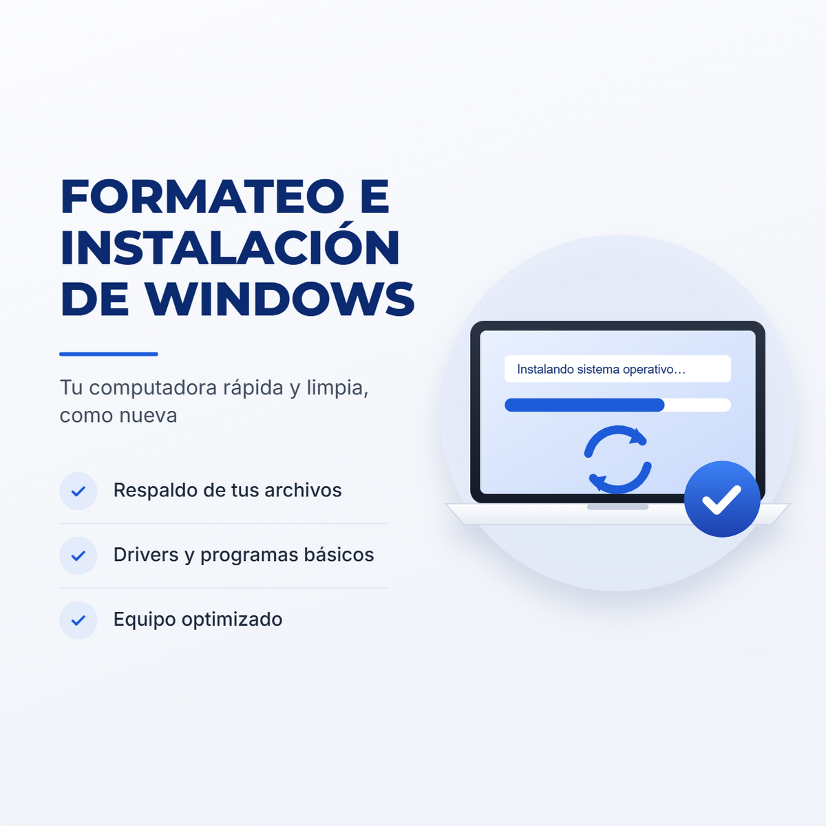 Formateo e instalación de Windows - NK Systems