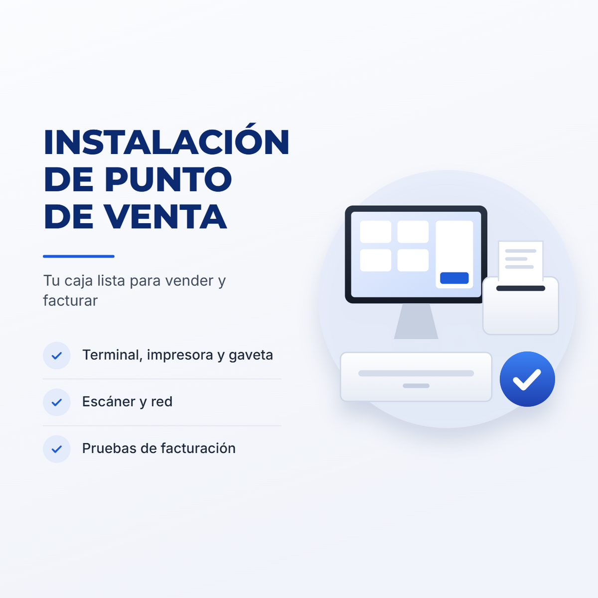 Instalación de punto de venta - NK Systems