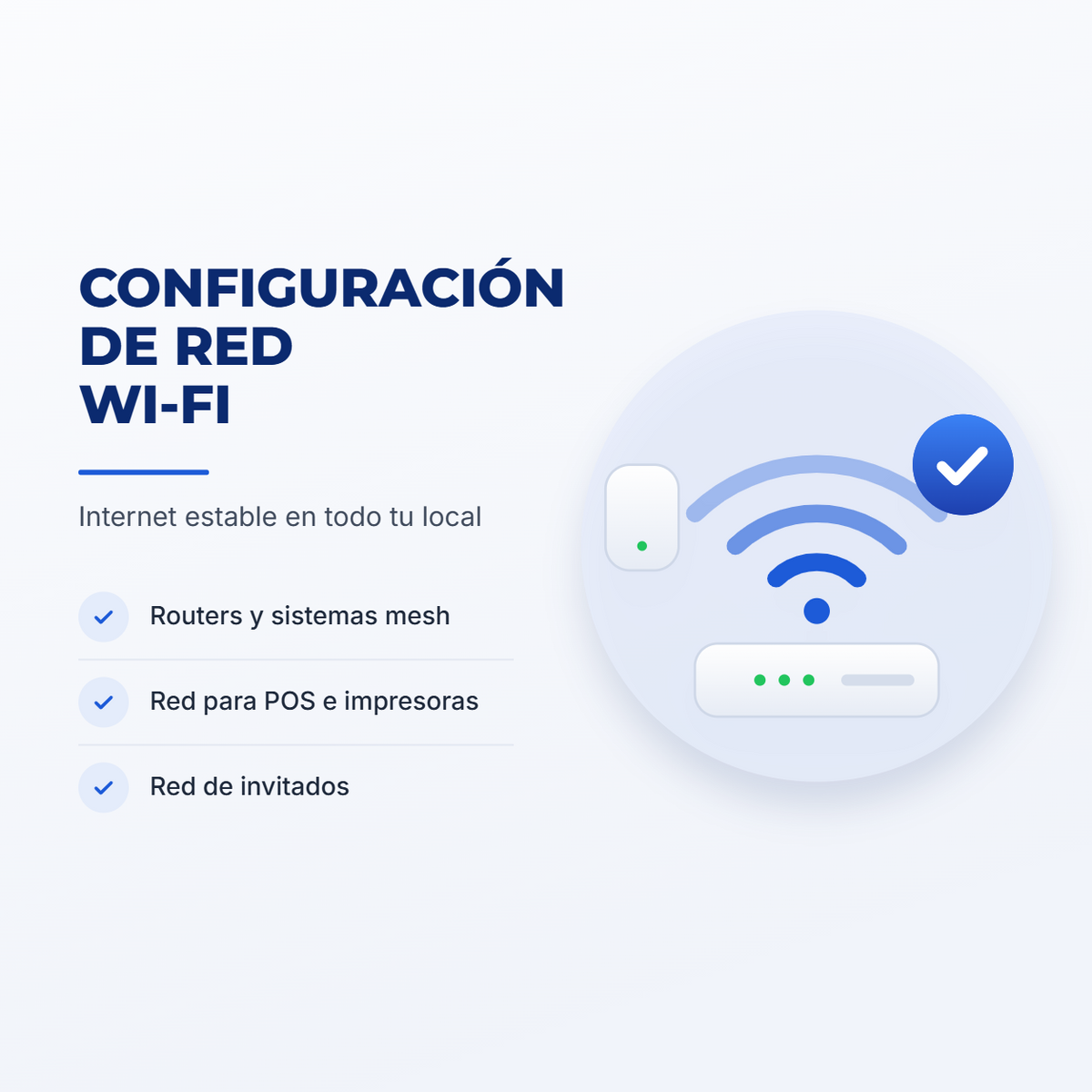 Configuración de red Wi-Fi - NK Systems