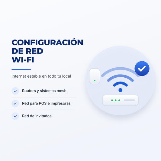 Configuración de red Wi-Fi - NK Systems