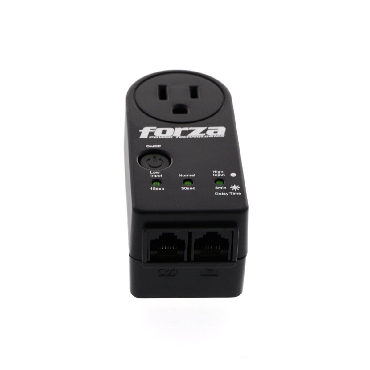 Forza FVP-1201N - Supresor de picos 1 toma con protección RJ45 - imagen 2