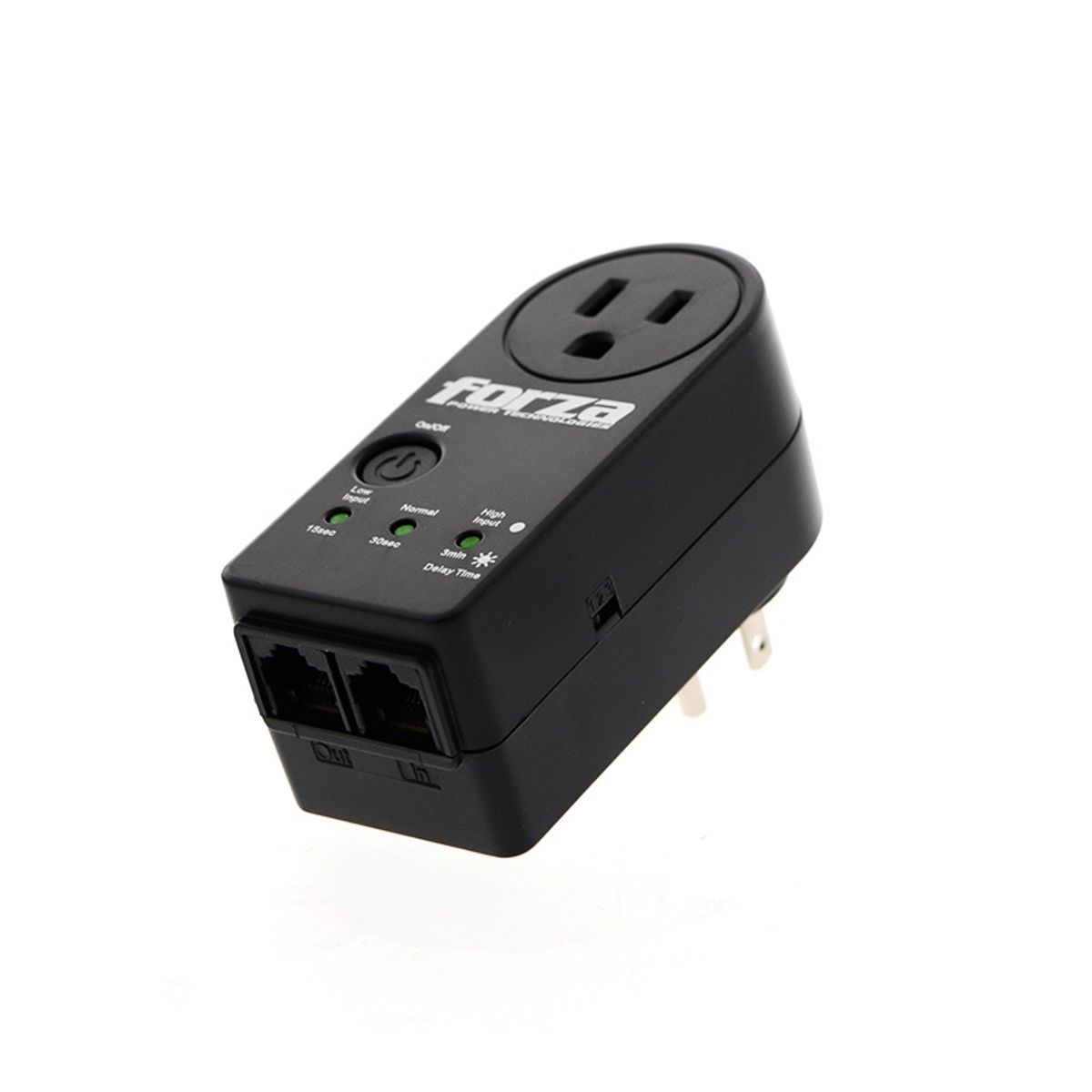 Forza FVP-1201N - Supresor de picos 1 toma con protección RJ45 - imagen 3