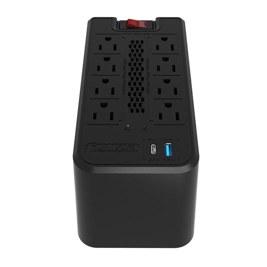 Forza FVR-1221USB - Regulador de voltaje 1200 VA con 8 tomas y 2 USB - imagen 1