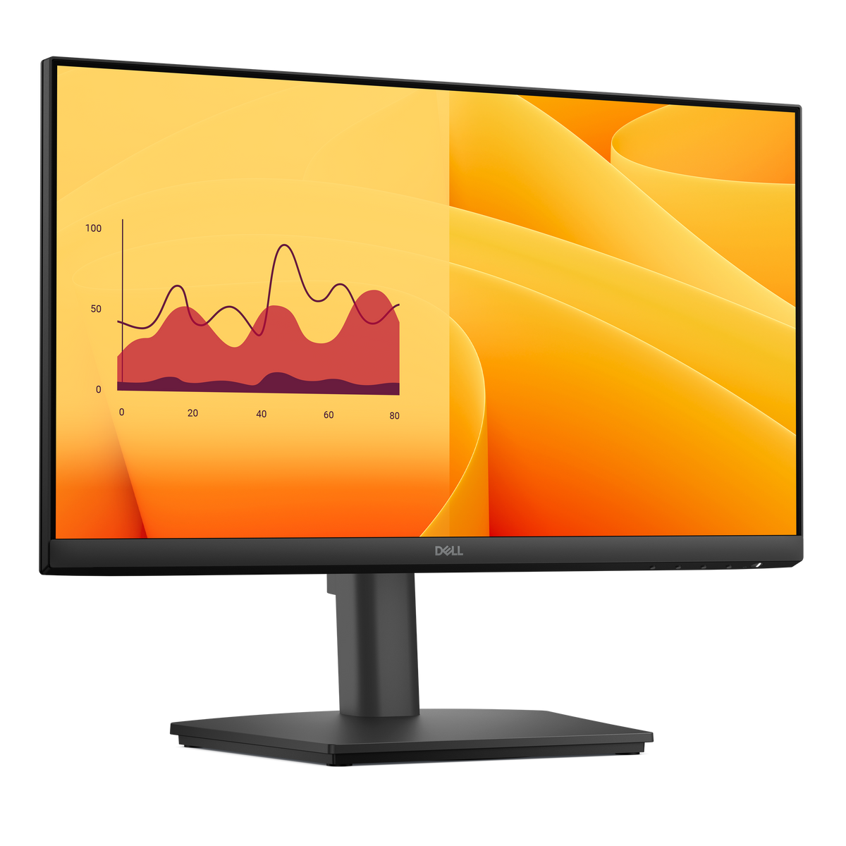 Monitor Dell E2225HS de 21.5 pulgadas vista frontal