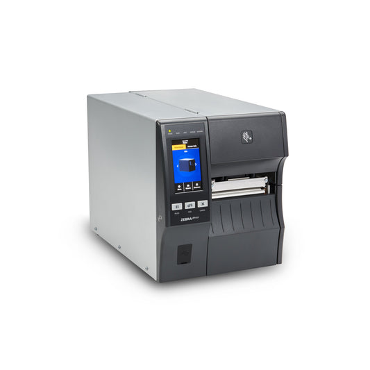 Impresora industrial de etiquetas Zebra ZT411 vista frontal